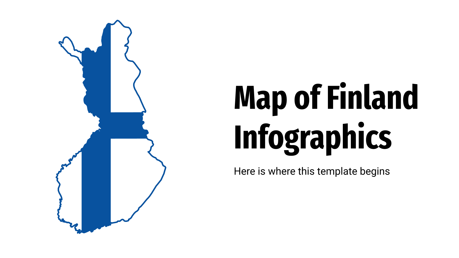 芬兰地图PowerPoint信息图